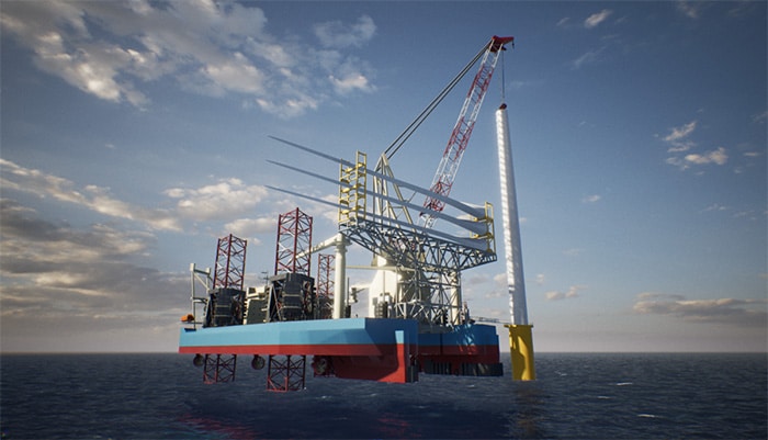 offshore wind turbine installation vessel