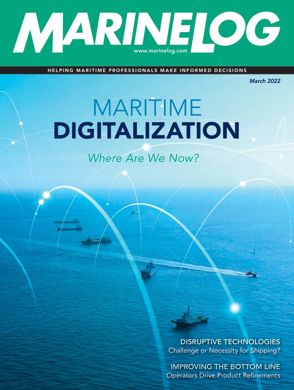 March 2022 Marine Log magazine