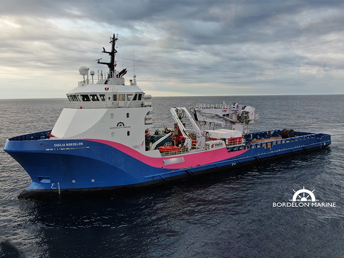 Ultra light intervention vessel Shelia Bordelon chartered by Helix Robotics