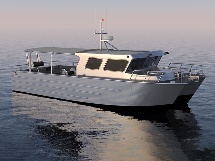 Rendering of fishing vessel