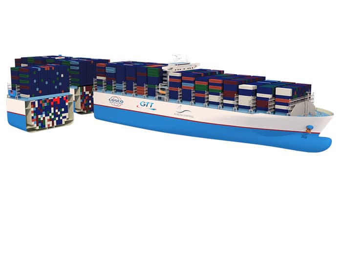 Containership retrofit concept