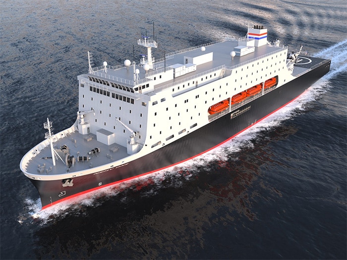 Rendering of NSMV training ship