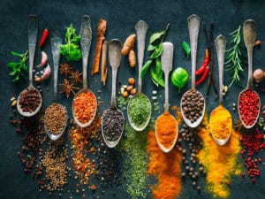 Healthy spices for life on a ship
