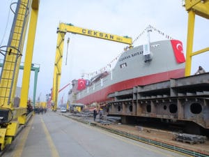 ship that will reive APC tank coating