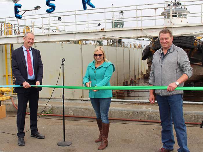 Everett Ship Repair ceremony