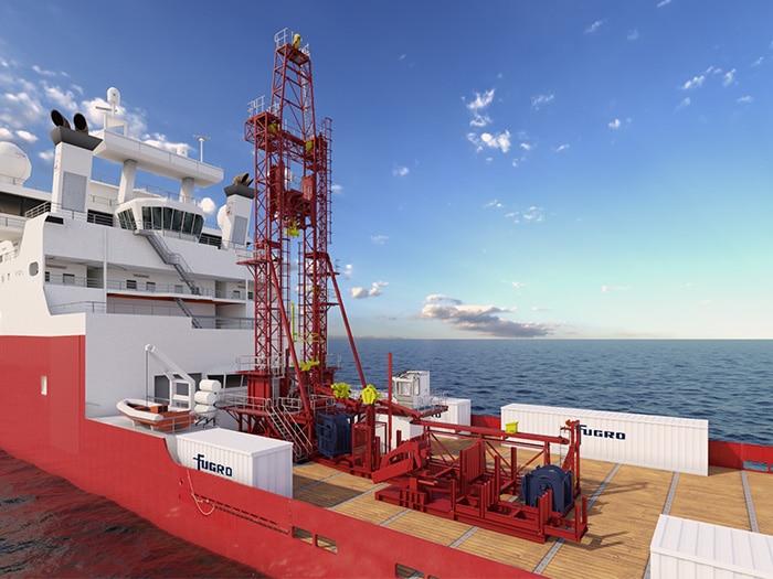 Fugro geotech rig