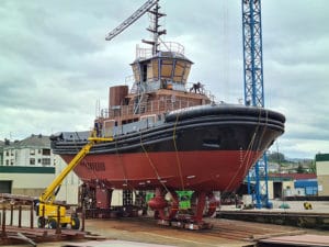 hydrogen powered tugboat