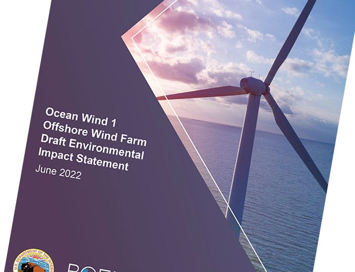 Ocean Wind DEIS cover