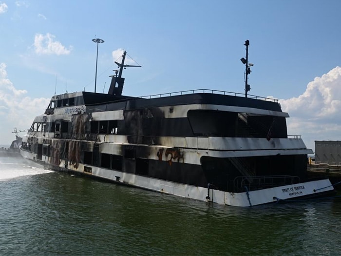 Spirit of Norfolk alongside