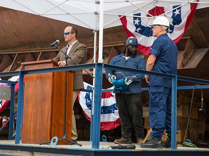 offshore patrol cutter Keel laying