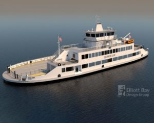 New vessel is on track to be first battery-hybrid ferry to operate in New York Harbor