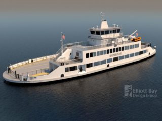 New vessel is on track to be first battery-hybrid ferry to operate in New York Harbor