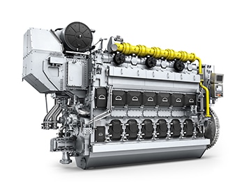 Engine in LNG fueled dredge