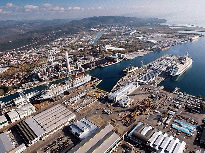 Monfalcone cruise ship shipyard