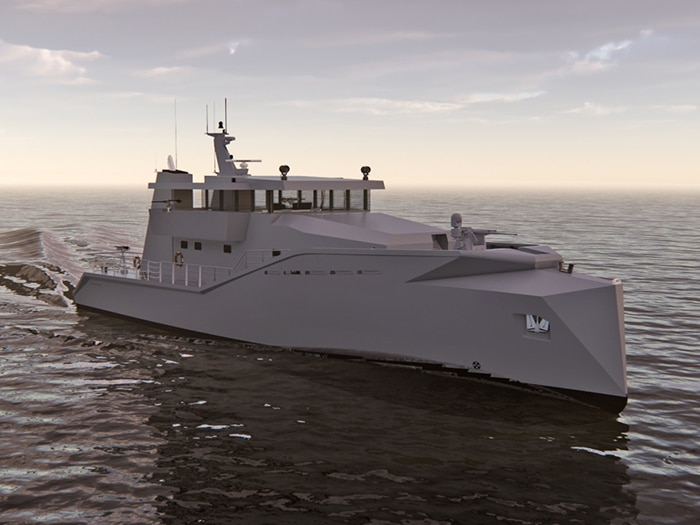 Metal Shark patrol vessel