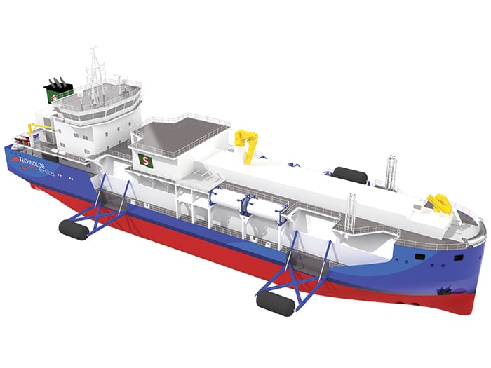 LNG bunkering vessel