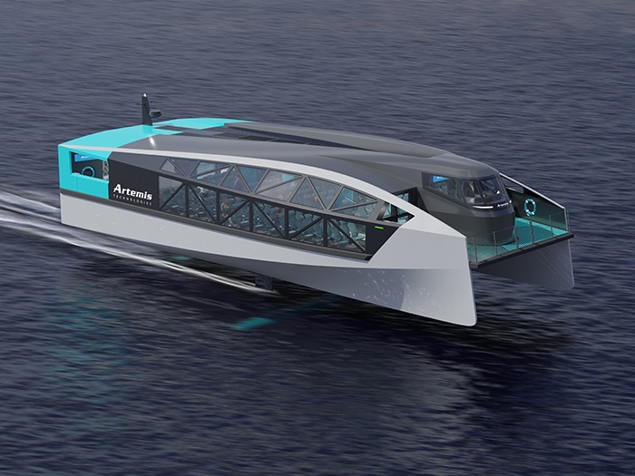 Artemis Technologies new ferry concepy