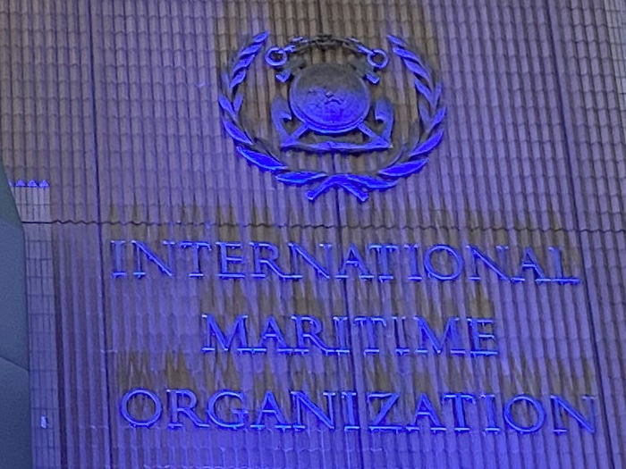 IMO is lighting its London HQ in blue to celebrate World Maritime Day