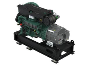 Variable speed marine generator set