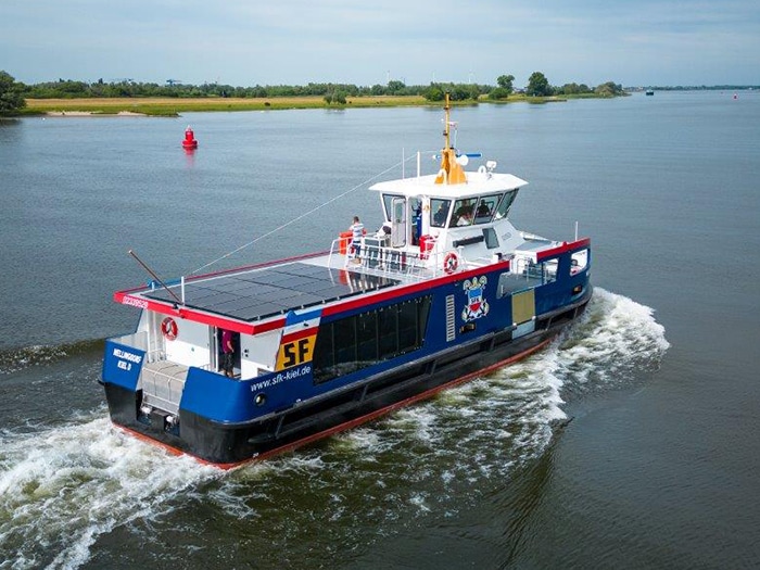 Fully-electric ferry