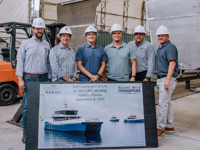 St Johns Shipbuilding lays CTV keel