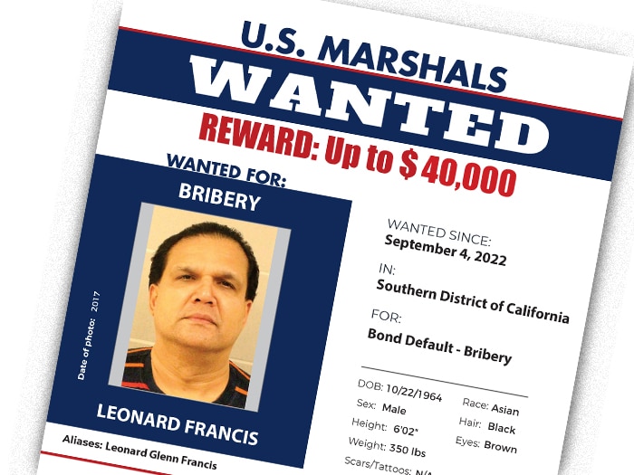 Fat Leonard wanted poster