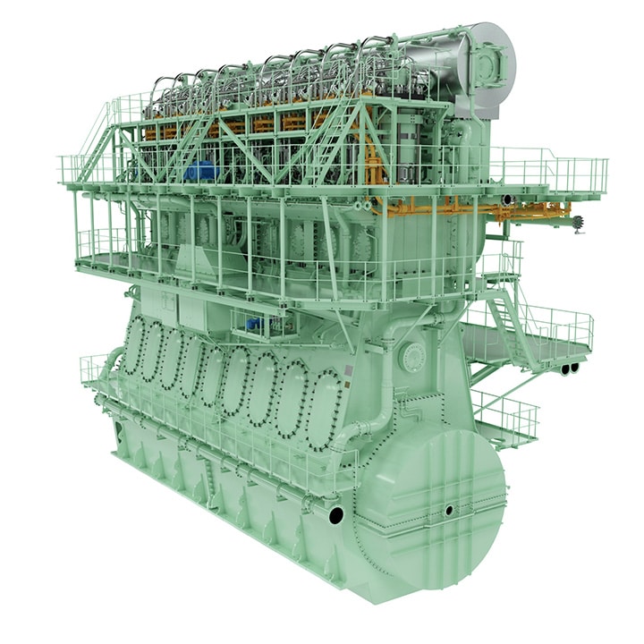 Methanol dual fuel engine