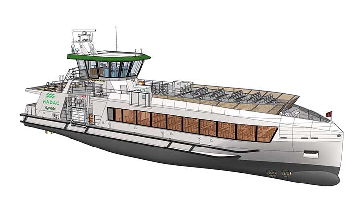 Plug-in hybrid ferry