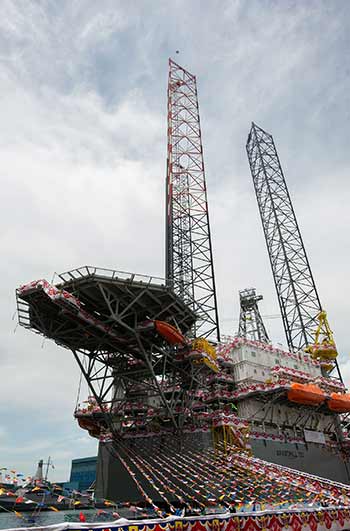 Keppel O&M jack-up droll rig