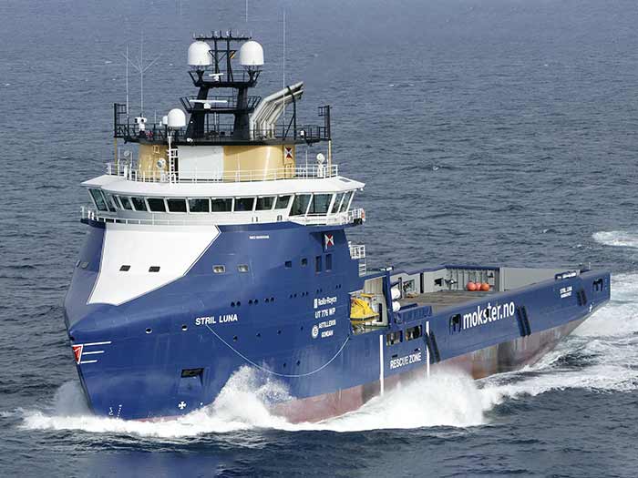 platform supply vessel contracted by Equinor