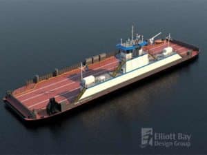 battery hybrid ferry by Thoma-Sea