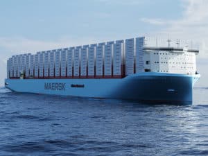 methanol fueled containership