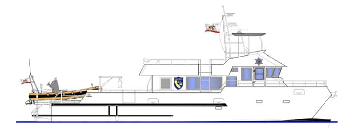 Teknicraft CDFW patrol vessel