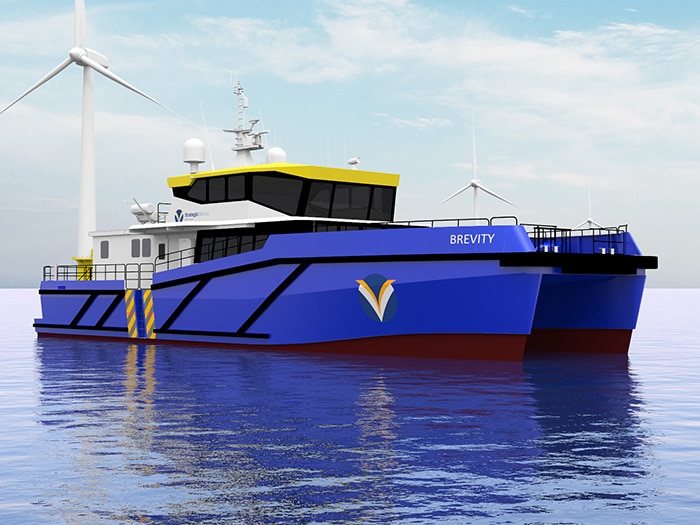 Strategic Marine CTV of Chartell Marine design