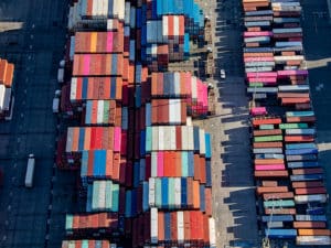 container shipping boom has seen containers pile up at ports