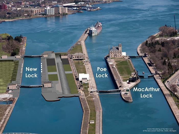 New Lock at the Soo