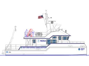 Profile of research vessel