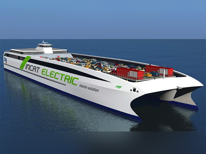 Incat Tasman ia electric ferry