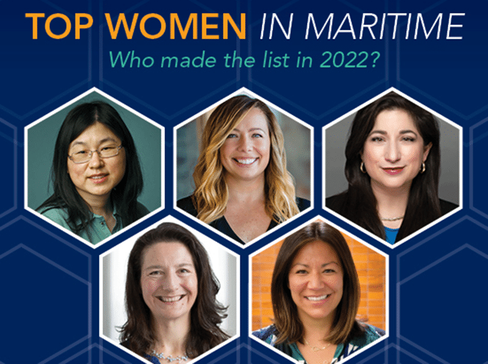 Marine Log\'s Women in full interview - Marine in The Log Maritime 2022: Top