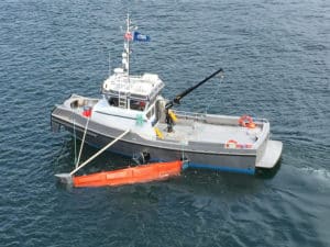 Scania powered skimmer