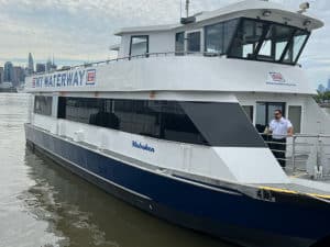 First NY Waterway ferry to receive a full repower