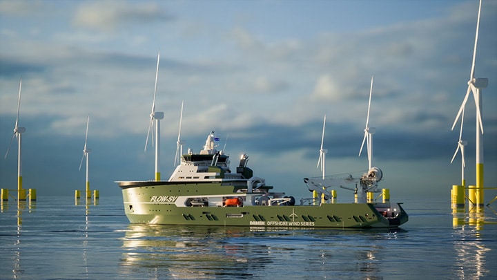 FLOW-SV at floating wind farm