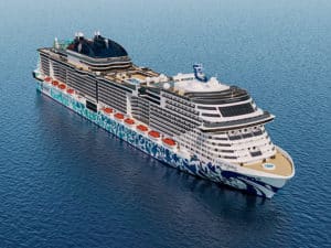 MSC Euribia is MSC Cruises second LNG fueled ship