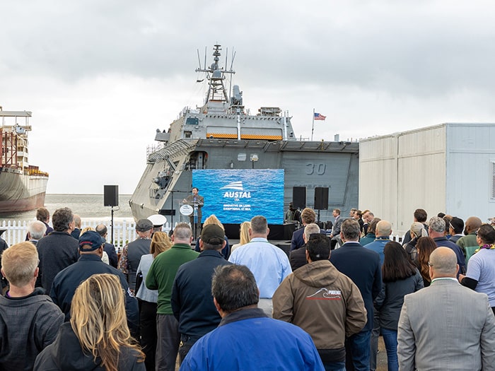 New San doego shipyard opening ceremony