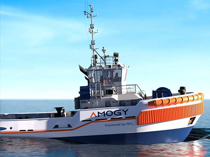 Amogy ammonia-powered tug