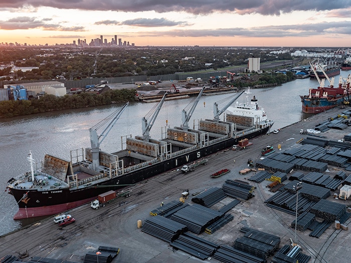 Port Houston turning basin