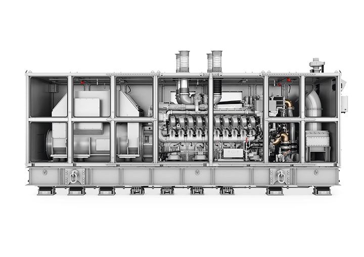 MTU genset