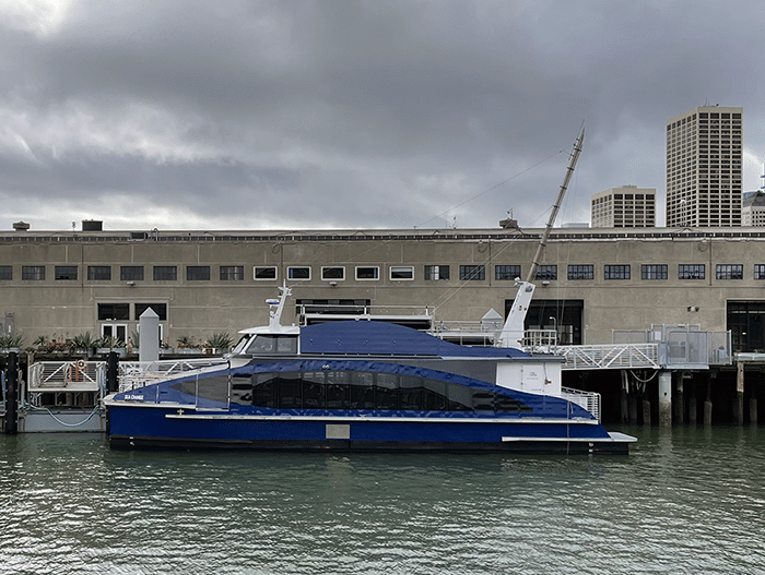 Sea Change ferry arrives in San Francisco