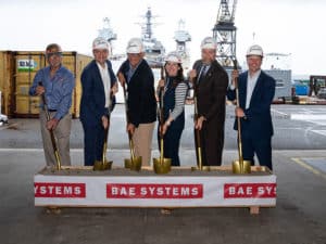 Pearlson Shiplift complex groundbreaking ceremony participants