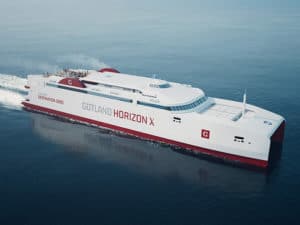 Gotland Horizon X hydrogen fueled cat